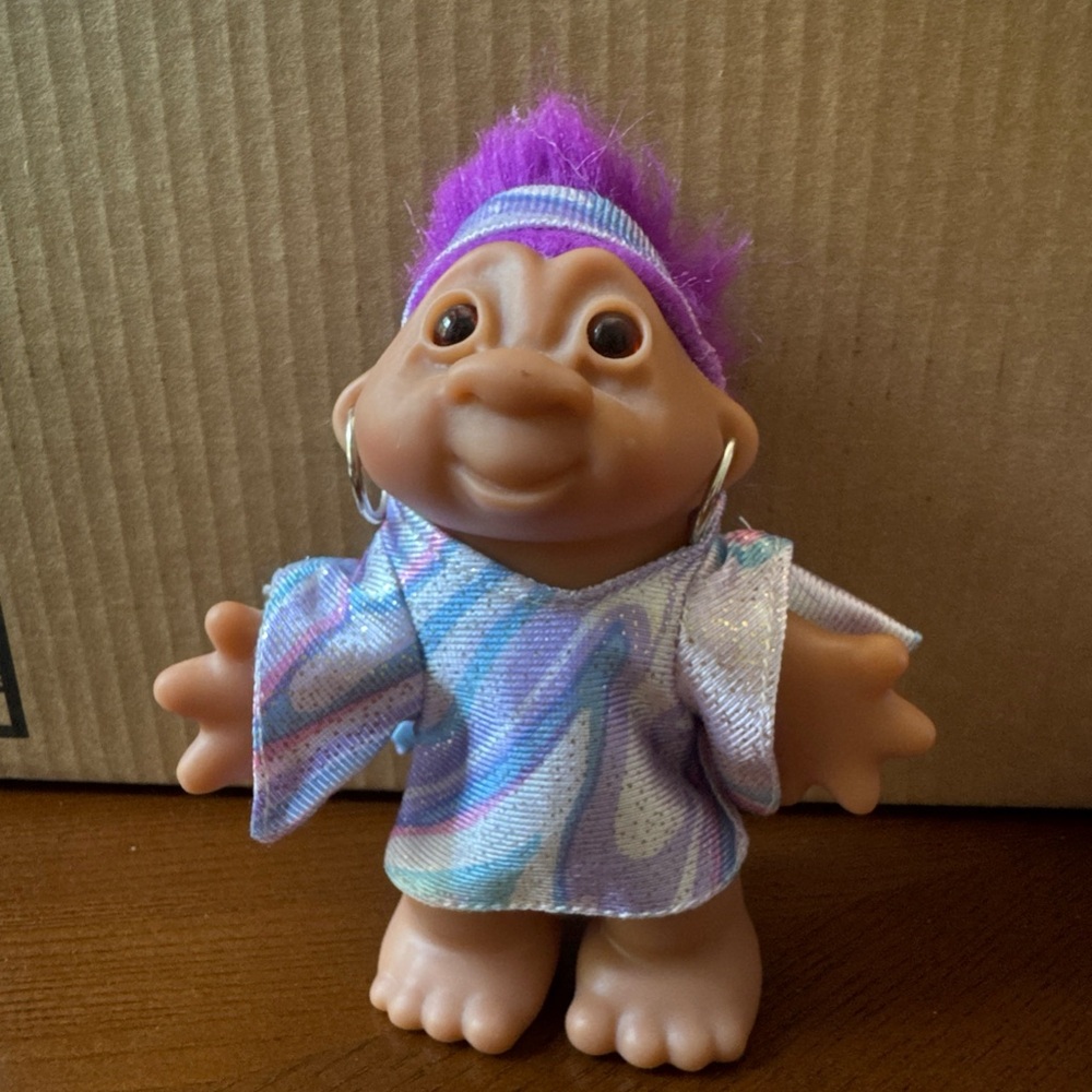 2005 RETRO GIRL - 5" Dam Troll Doll - Rare